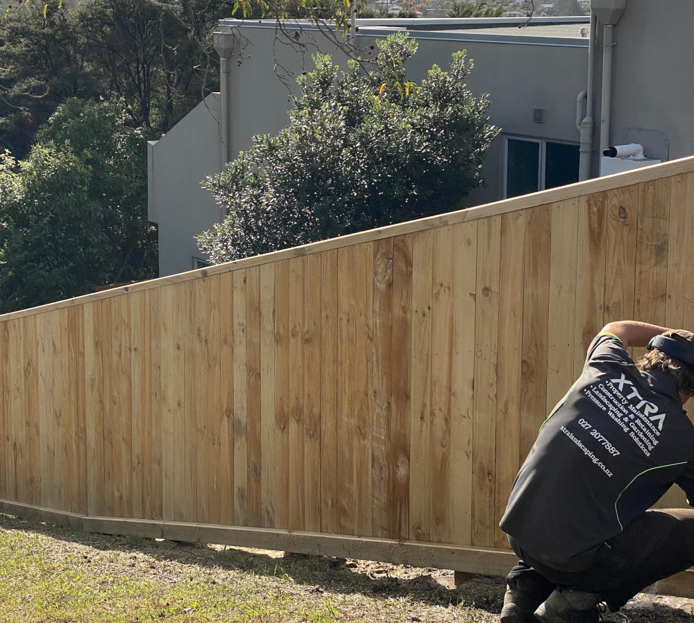 Fencing project in Takapuna, North Shore