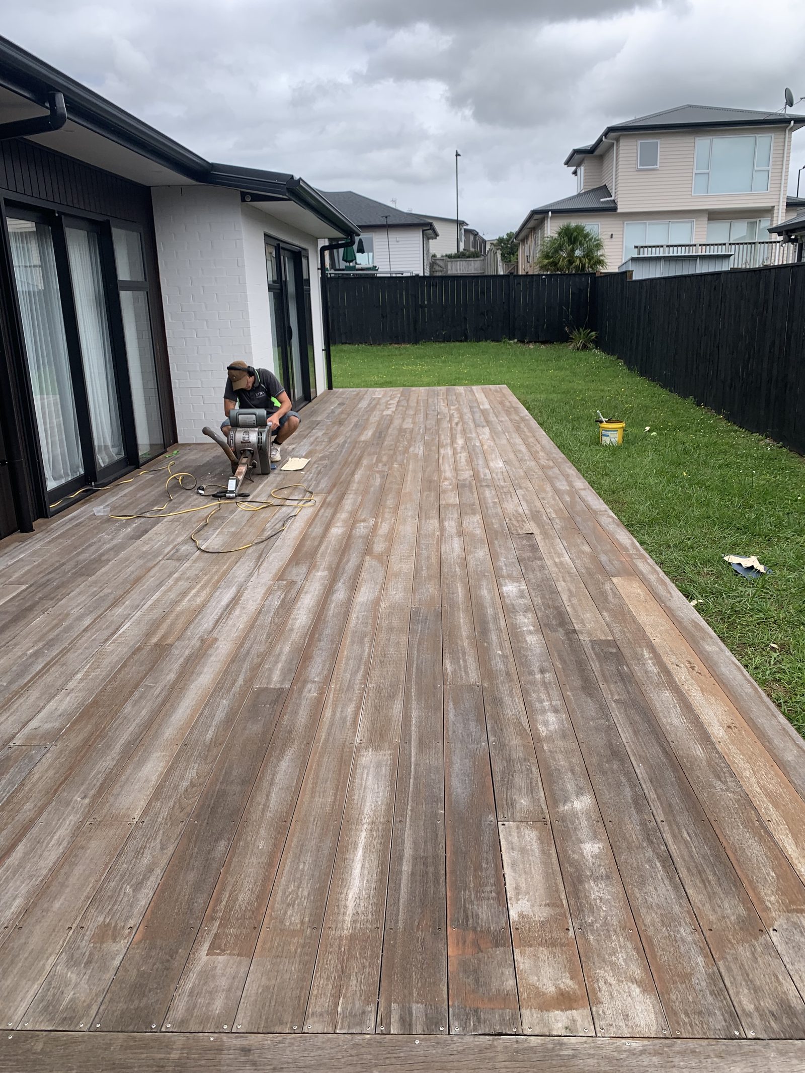 Outdoor construction project in Millwater